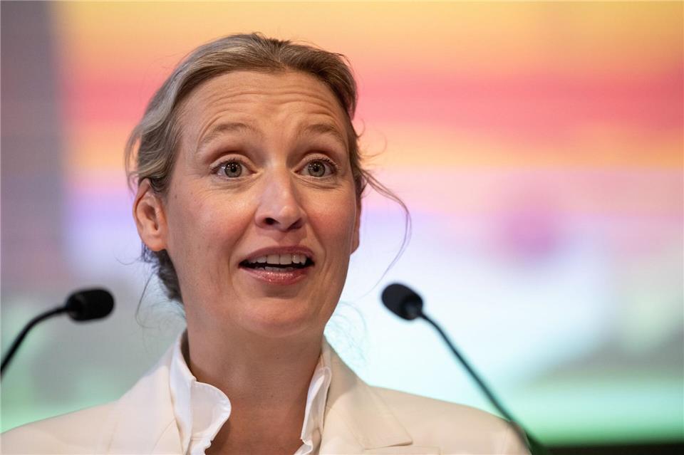 AfD-Bundeschefin Alice Weidel sagt der Nachwuchsorganisation Generation Deutschland (GD) ihre Unterstützung zu.Fabian Strauch/dpa