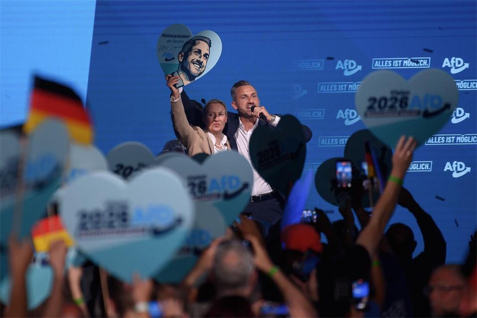 AfD-Chefin Alice Weidel erhebt schon vor der Wahl den Vorwurf, dass eine AfD-Regierung gezielt blockiert werden könnte und spricht von „erwartbarer Regierungssabotage“. Klaus-Dietmar Gabbert/dpa
