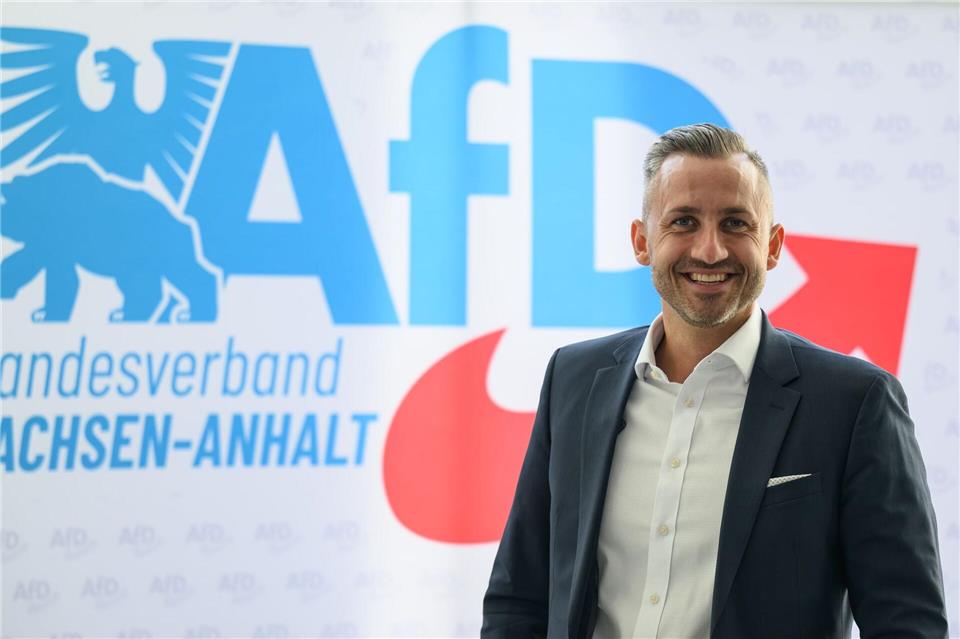 AfD-Spitzenkandidat Ulrich Siegmund will die Landtagswahl gewinnen. (Archivbild)Hendrik Schmidt/dpa