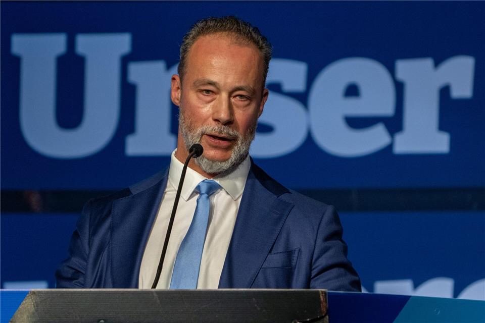 AfD-Spitzenkandidat attackiert die rheinland-pfälzische Ampelregierung stark.Harald Tittel/dpa