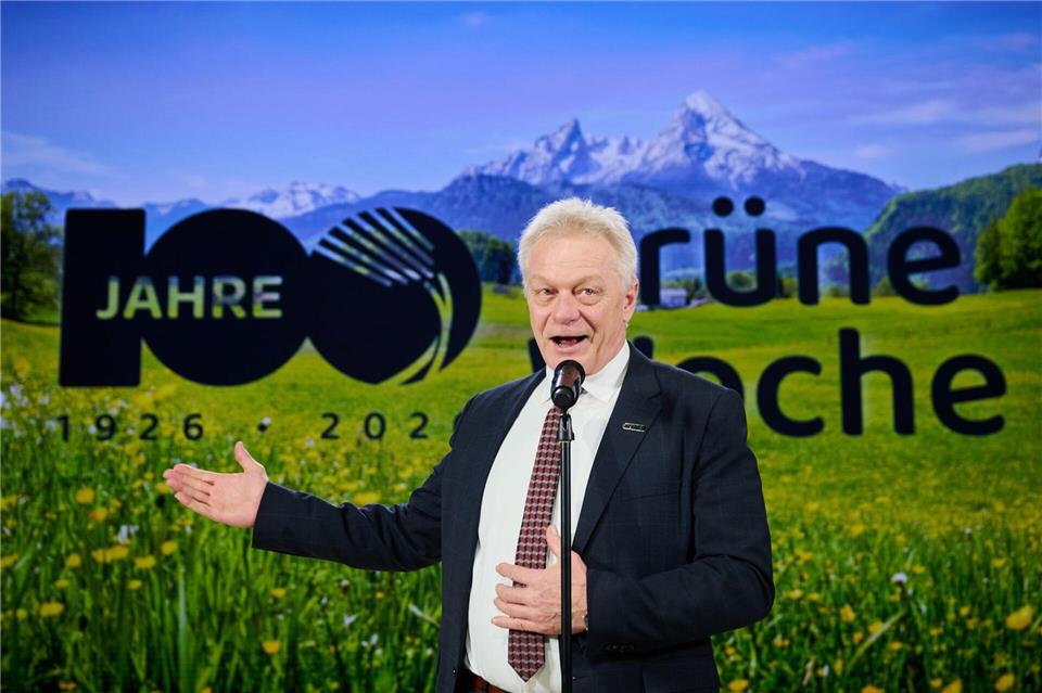 Agrarminister Alois Rainer wird am Freitagmorgen zum Eröffnungsrundgang auf der Grünen Woche erwartet.Annette Riedl/dpa