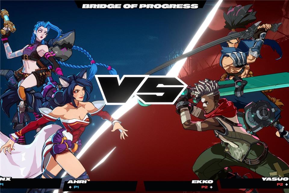 Ahri und Jinx (links) treten gegen Ekko  und Yasuo an: Und los geht’s.Riot Games/dpa-tmn