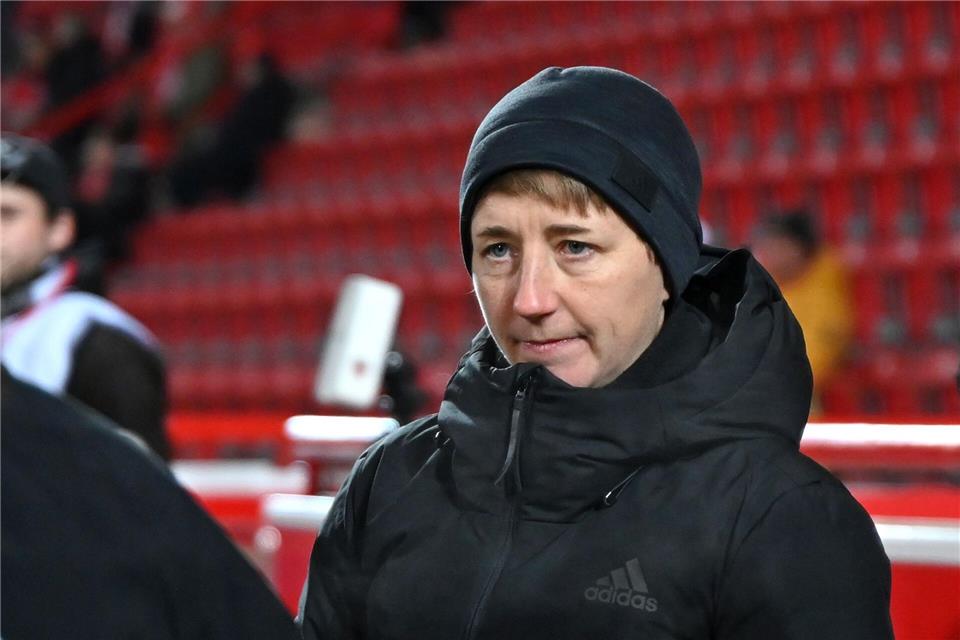 Ailien Poese bleibt nicht Cheftrainerin bei Union Berlins Fußballerinnen. (Archivbild)Elisa Schu/dpa