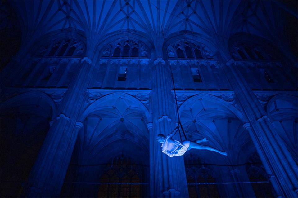 Akrobatik in der Kathedrale von CanterburyGareth Fuller/PA Wire/dpa