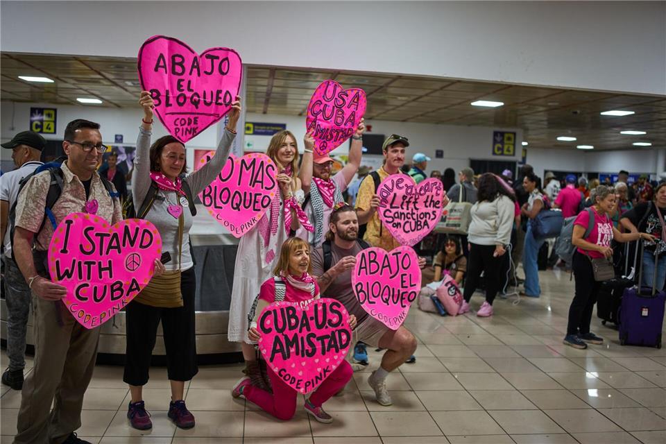 Aktivisten aus mehreren Ländern sind in Havanna bereits eingetroffen. Ramon Espinosa/AP/dpa
