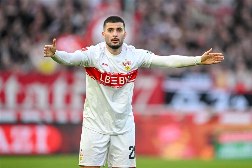 Aktuell in Topform: Stuttgarts Stürmer Deniz Undav. (Archivbild)Harry Langer/dpa