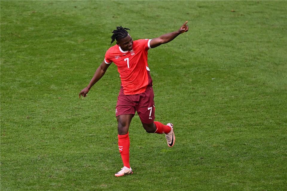 Aktuell weit weg von seinem Team: Breel Embolo.David Inderlied/dpa