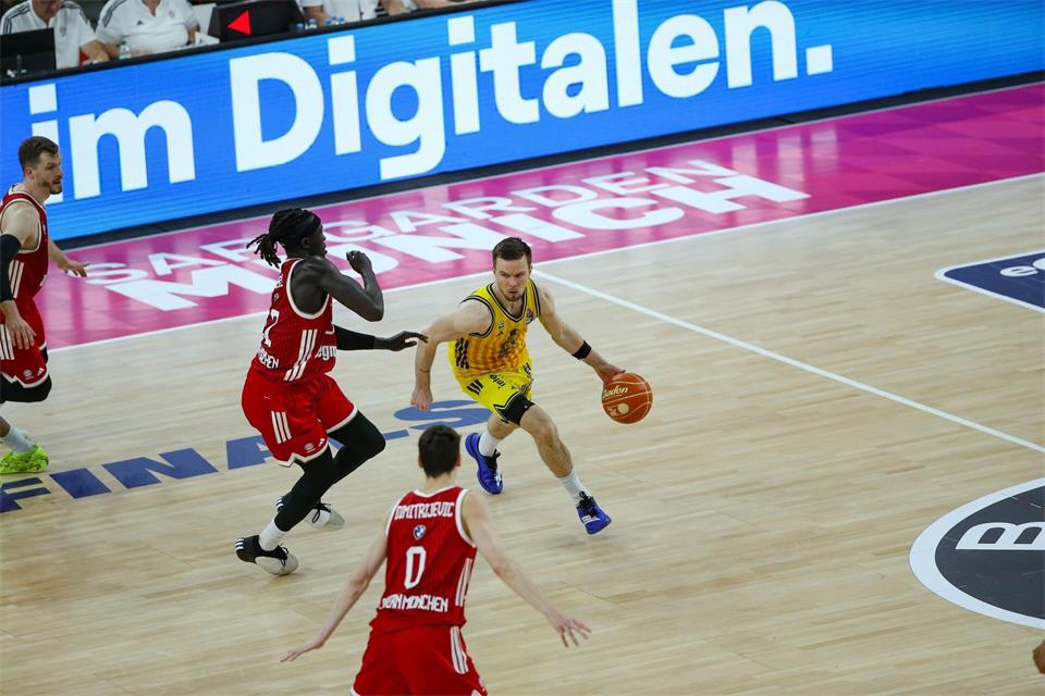 Alba Berlin gewann das fünfte Finale in München. (Archivbild)Matthias Stickel/dpa