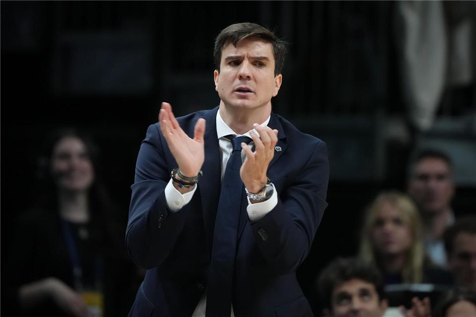 Alba-Trainer Pedro Calles hofft in der Champions League auf ein direktes WeiterkommenSoeren Stache/dpa