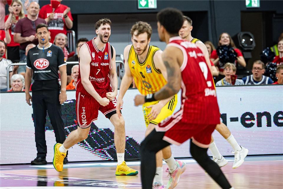 Albas Nationalspieler Malte Delow blieb im dritten Spiel gegen Bamberg glücklos.Daniel Löb/dpa