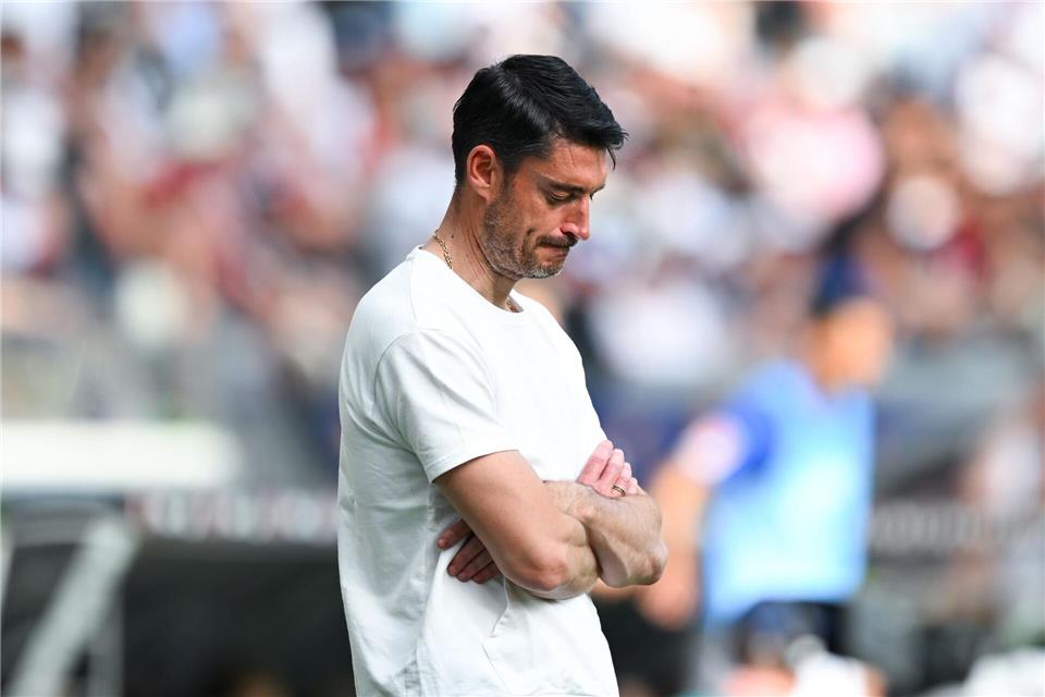 Albert Riera ist nicht mehr Coach von Eintracht Frankfurt. (Archivbild)Florian Wiegand/dpa