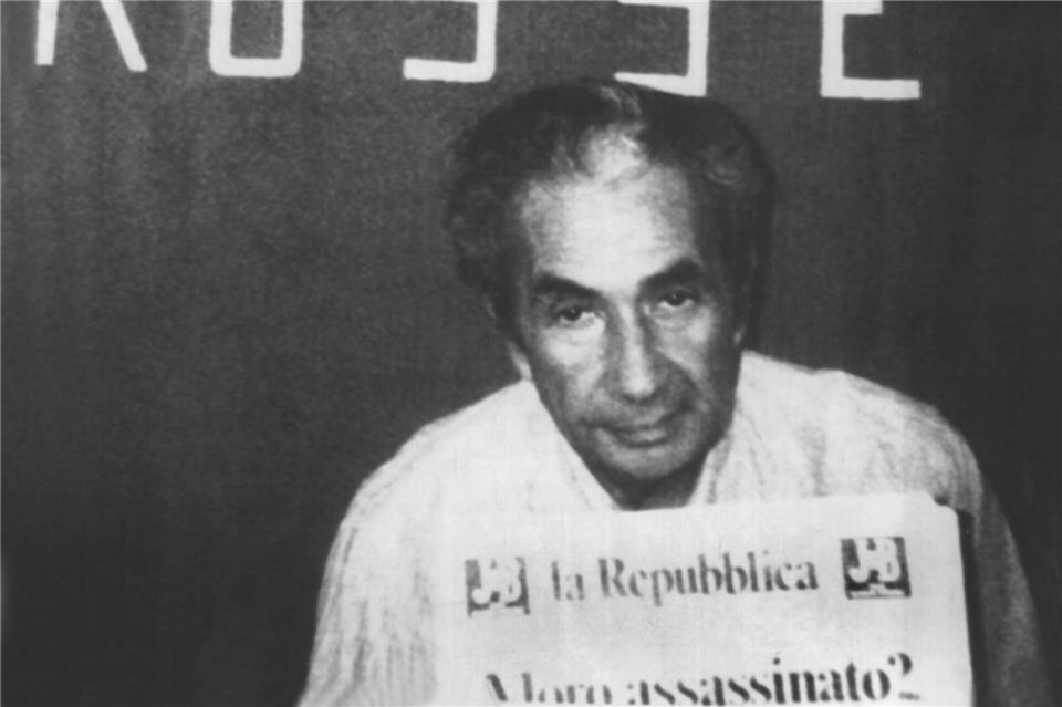 Aldo Moro, ehemaliger Ministerpräsident von Italien, wurde 1978 von den Roten Brigaden entführt und ermordet. (Archivbild)-/UPI/dpa