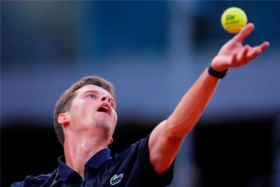 Alexander Blockx ist Zverevs erster Wimbledon-Gegner. (Archivbild)Manu Fernandez/AP/dpa