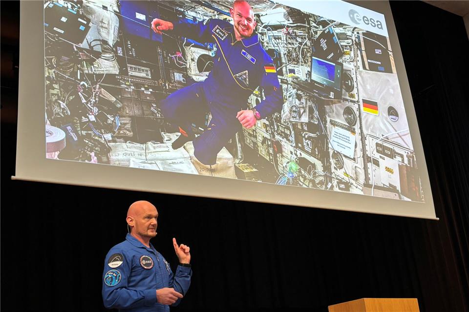 Alexander Gerst, Astronaut der europäischen Raumfahrt-Agentur ESA, gab faszinierende Einblicke in das Leben und Arbeiten auf der Internationalen Raumstation.