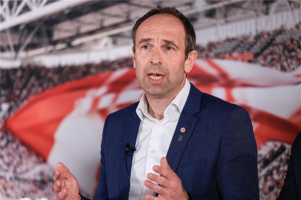 Alexander Jobst, Vorstandsvorsitzender von Fortuna Düsseldorf.