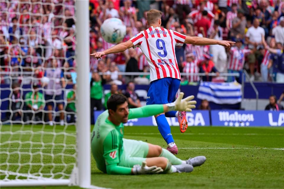 Alexander Sörloth traf vor der Pause zum wichtigen 2:2-Ausgleich.Manu Fernandez/AP/dpa