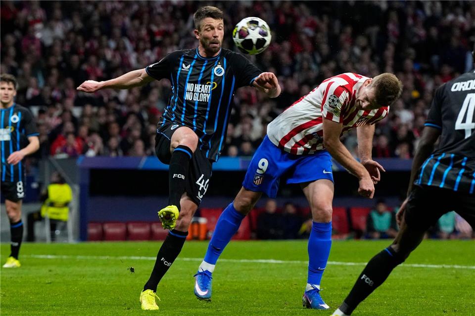 Alexander Sorloth traf dreifach für Atletico Madrid.Manu Fernandez/AP/dpa