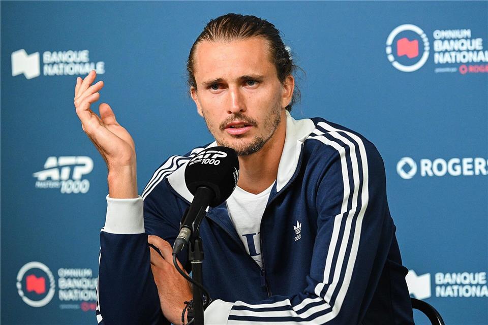 Alexander Zverev  bereitet sich schon in Montreal auf die US Open vor.Graham Hughes/The Canadian Press/AP/dpa