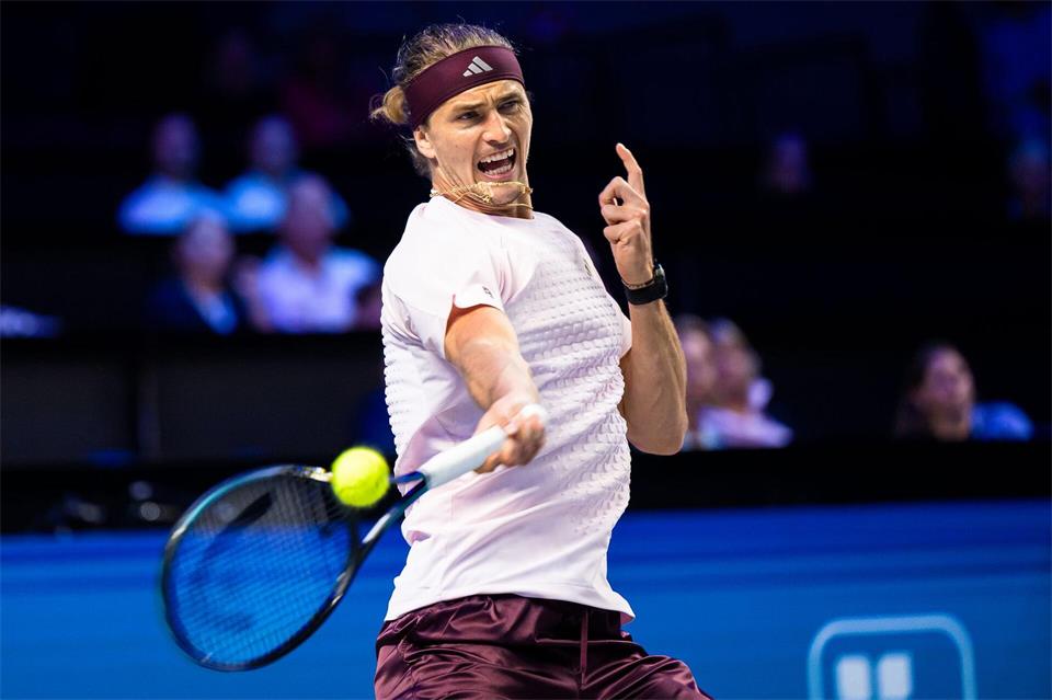 Alexander Zverev hatte in seinem Auftaktspiel in Wien mehr Mühe als erwartet.Max Slovencik/APA/dpa