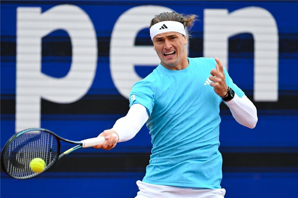 Alexander Zverev ist als Titelverteidiger in das ATP-Turnier von München gegangen.Sven Hoppe/dpa