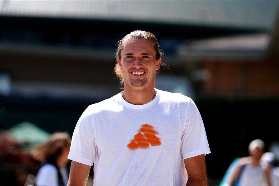 Alexander Zverev möchte in Wimbledon erstmals über das Achtelfinale hinauskommen.Adam Davy/PA Wire/dpa
