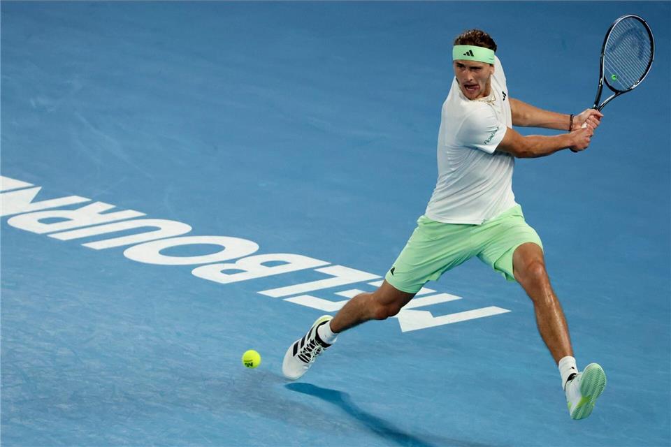 Alexander Zverev schied im Vorjahr bei den Australian Open im Halbfinale aus.Asanka Brendon Ratnayake/AP/dpa
