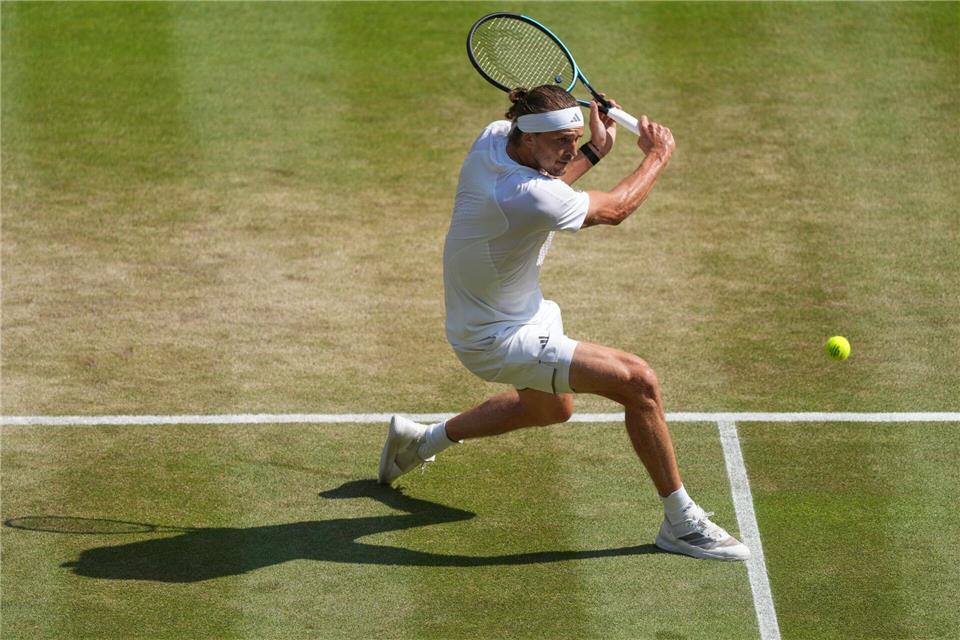 Alexander Zverev spielt auch auf Rasen stark. Kirsty Wigglesworth/AP/dpa