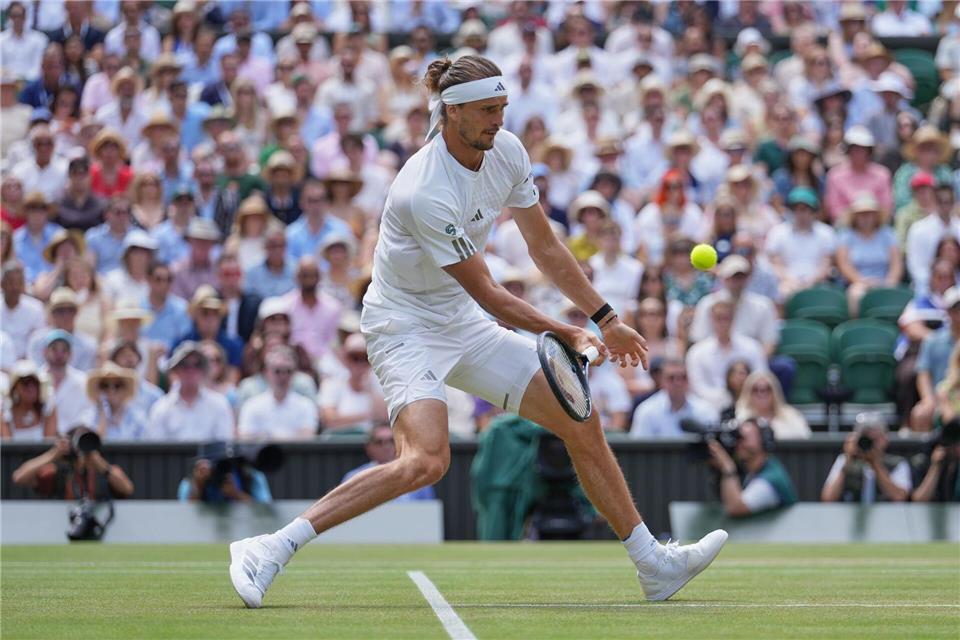 Alexander Zverev spielt deutlich offensiver als in der Vergangenheit.Kirsty Wigglesworth/AP/dpa