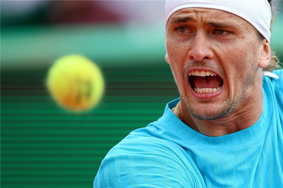 Alexander Zverev steht in Monte-Carlo im Viertelfinale.Valery Hache/AFP/dpa