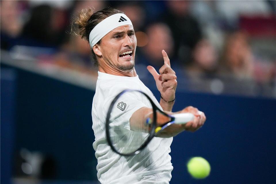 Alexander Zverev steht nach einem starken Auftritt im Halbfinale des ATP-Turniers in Cincinnati.Leonardo Ramirez/eyepix via ZUMA Press Wire/dpa