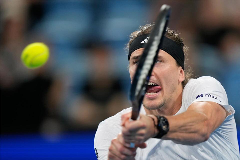 Alexander Zverev streckte sich vergeblich.Rick Rycroft/AP/dpa