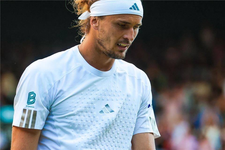 Alexander Zverev verlor das Wimbledon-Finale in vier Sätzen.Frank Molter/dpa