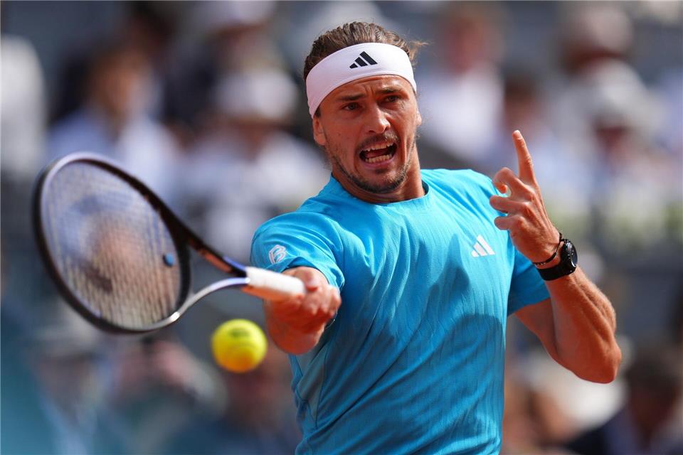Alexander Zverev verpasst den Titel in MadridManu Fernandez/AP/dpa
