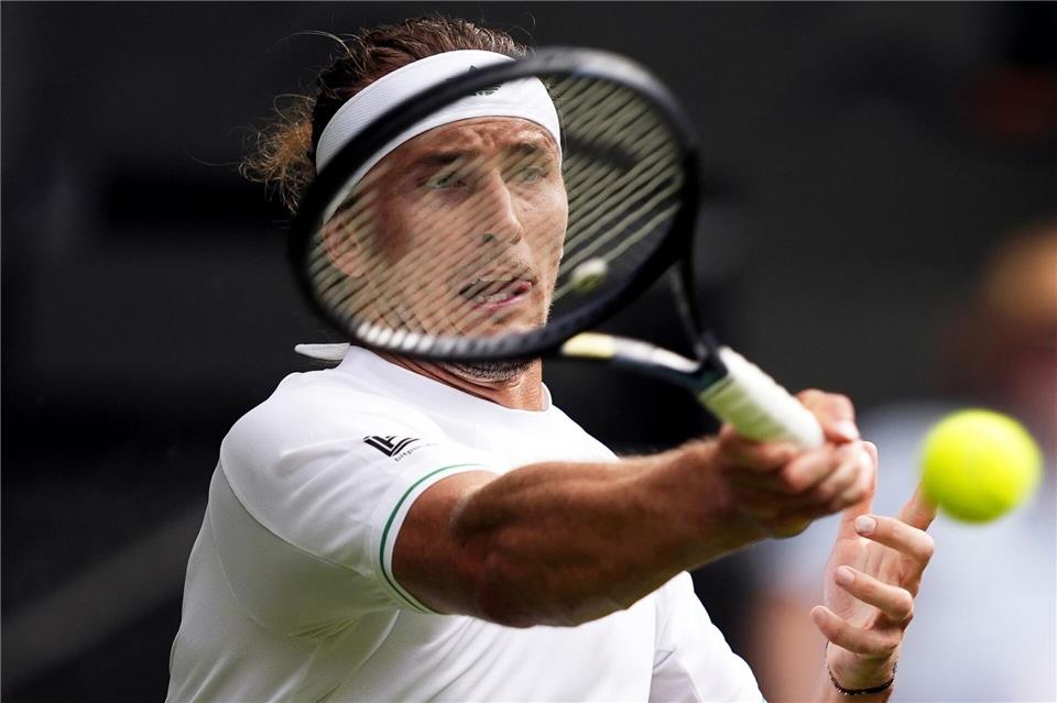 Alexander Zverev wird in Wimbledon als ein Mitfavorit antreten. (Archivbild)Jordan Pettitt/PA Wire/dpa
