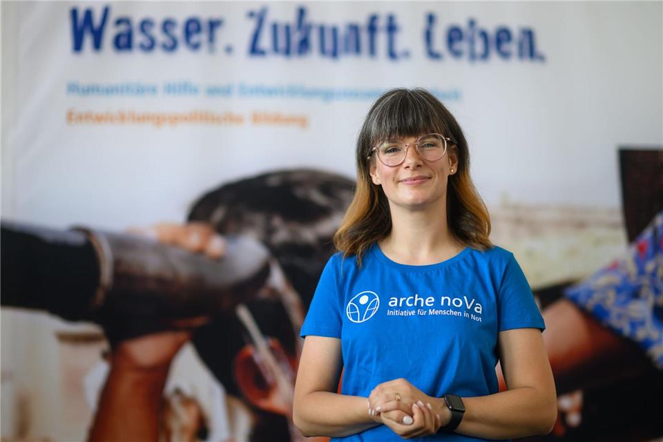 Alexandra Kretschmann, Sprecherin der Dresdner Hilfsorganisation Arche Nova. (Archivbild)Robert Michael/dpa