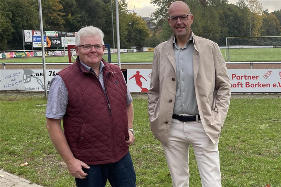 Alfons Gedding (links) und Bernd Reining übernehmen in der Führung der SG Verantwortung.