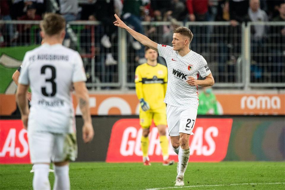 Alfred Finnbogason verließ die Augsburger im Sommer 2022. (Archivbild)Matthias Balk/dpa