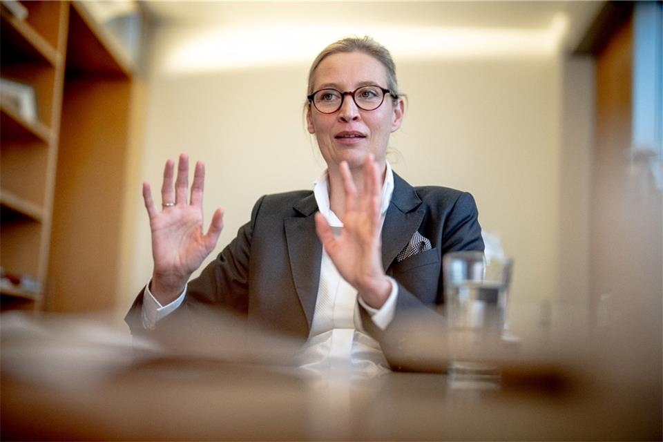 Weidel bestreitet Nähe der AfD zu Putin Alice Weidel fordert eine ausgewogene Sicht auf den Konflikt in der Ukraine.