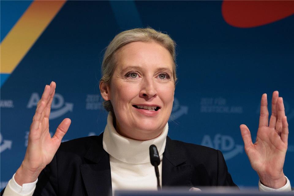 Alice Weidel tritt nach ihrer Niederlage wieder im Bodenseekreis an. (Archivbild)Carsten Koall/dpa