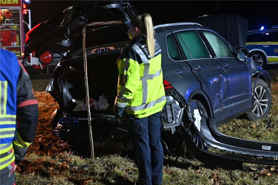 Alle Verletzten wurden in Krankenhäuser gebracht.Ralf Biesinger/dpa