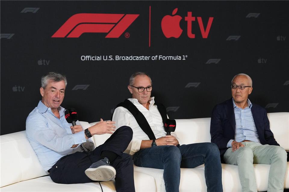 Alle sind gespannt, was aus der Partnerschaft der Formel 1 mit Apple entstehen kann. Eric Gay/AP/dpa