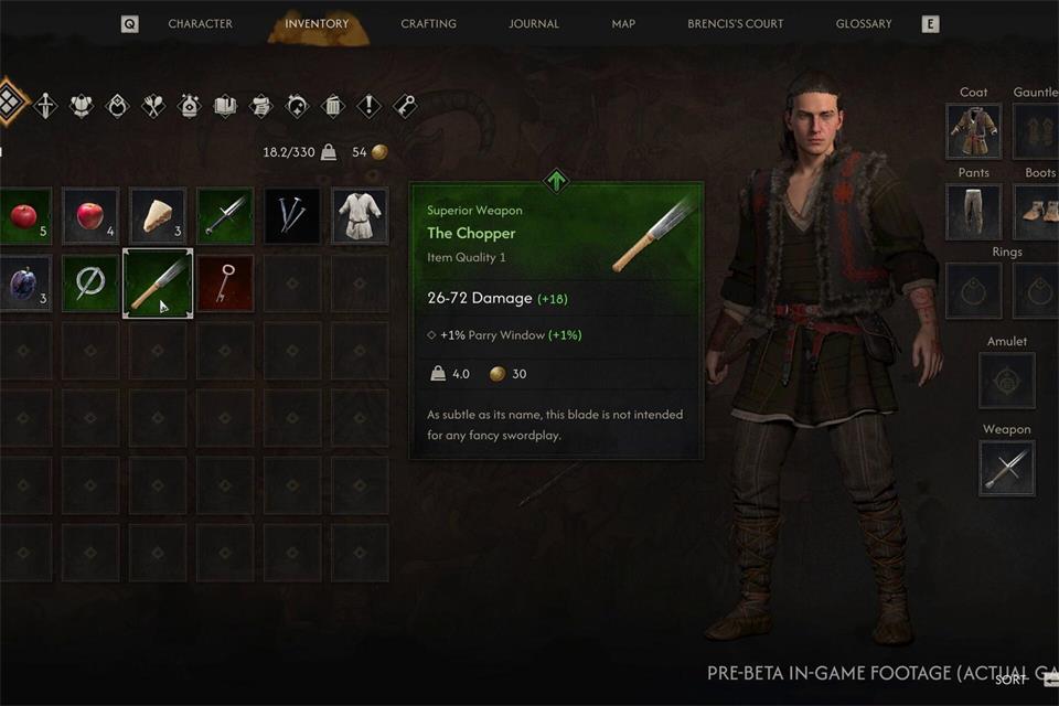 Allzu viel Ausrüstung gibt es nicht: Am Tag vertraut Coen vor allem aufs Schwert. Nachts setzt er auf seine übernatürlichen Kräfte als Vampir.Bandai Namco/dpa-tmn