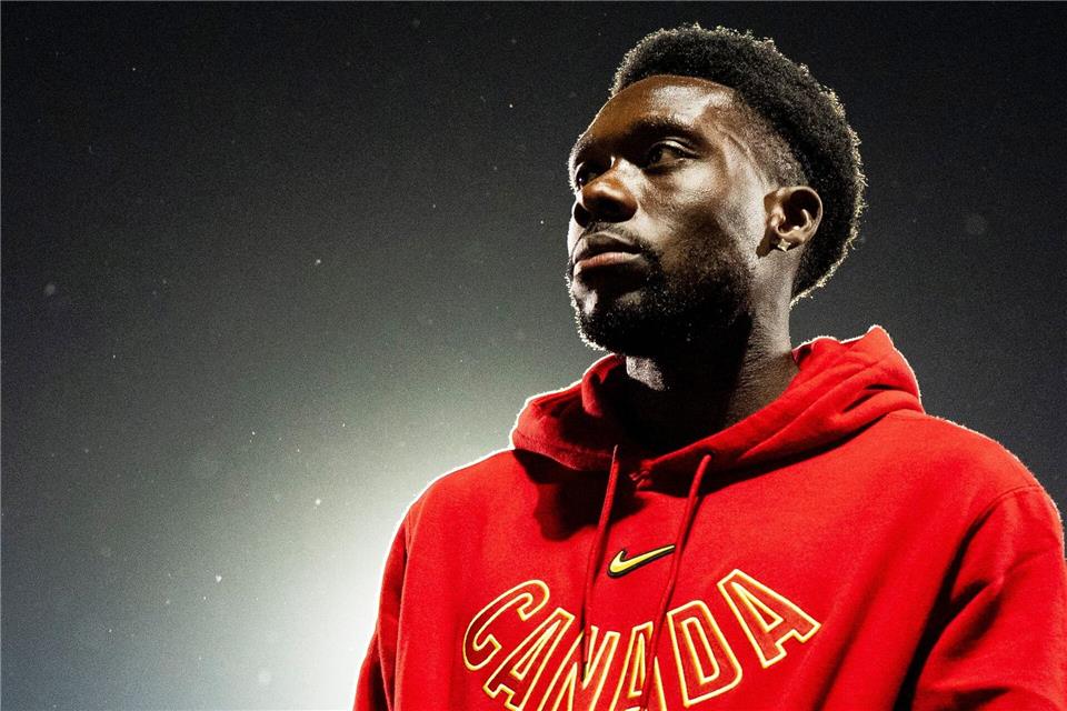 Alphonso Davies fehlte Kanada im letzten WM-Test verletzt.Christopher Katsarov/The Canadian Press/AP/dpa