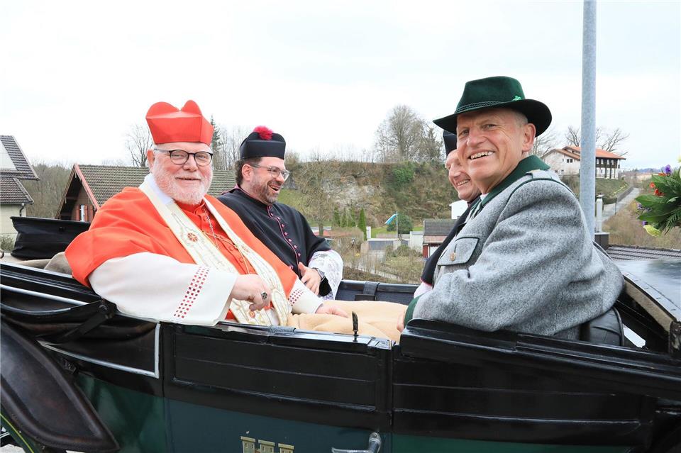 Als Ehrengast war dieses Jahr Kardinal Reinhard Marx dabei.  Axel Effner/dpa