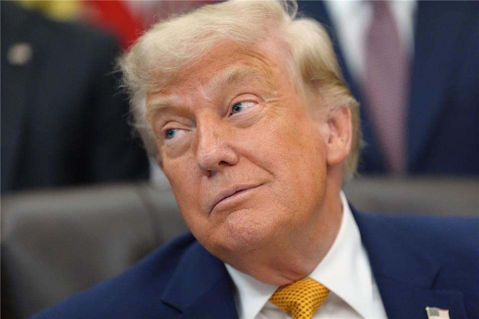 Als Washington Hilfe erbeten habe gegen den Iran, seien wichtige Partner nicht für die Vereinigten Staaten da gewesen, sagte Trump im Weißen Haus.Jacquelyn Martin/AP/dpa