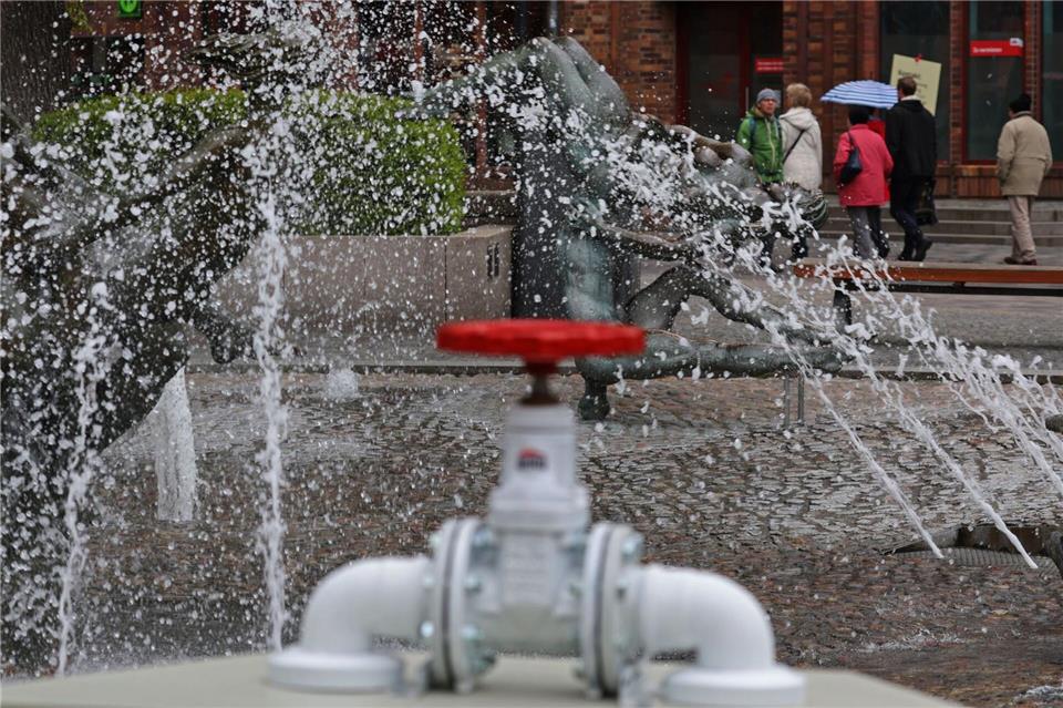 Am 1. April wird in Rostock die Brunnensaison eingeläutet. (Archivbild)Bernd Wüstneck/dpa