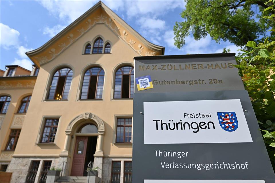 Am 1. Juli wird der elektronische Rechtsverkehr beim Thüringer Verfassungsgerichtshof eröffnet. (Archivbild)Martin Schutt/dpa