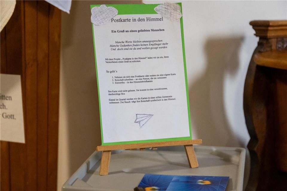 Am 17. Januar sollen die eingeworfenen Postkarten, Briefe und Co. gemeinsam verbrannt werden.