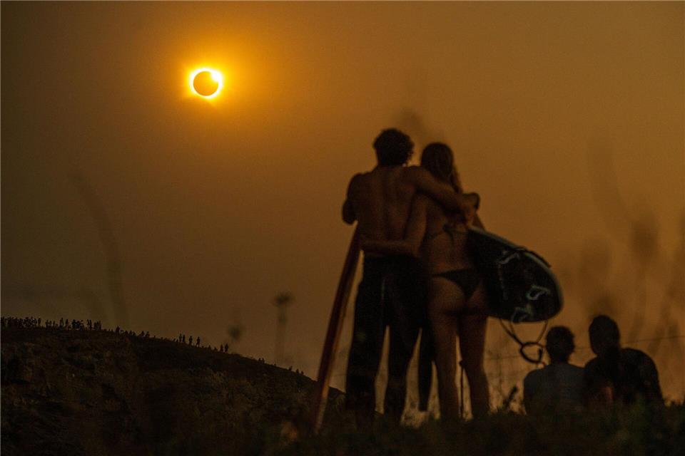 Am 2. August 2027 ist die nächste totale Sonnenfinsternis - unter anderem in beliebten Urlaubsländern wie Spanien, Marokko, Tunesien und Ägypten.Michael Kappeler/dpa/dpa-tmn