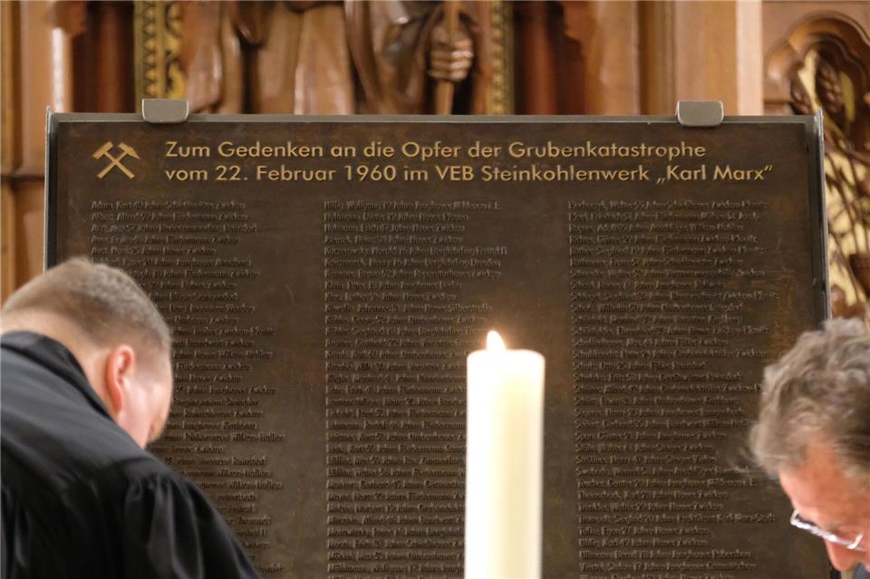 Am 22. Februar 1960 hat eine Explosion unter Tage im VEB Steinkohlewerk Zwickau das folgenschwerste Grubenunglück der DDR ausgelöst. (Archivbild)Sebastian Willnow/dpa-Zentralbild/dpa